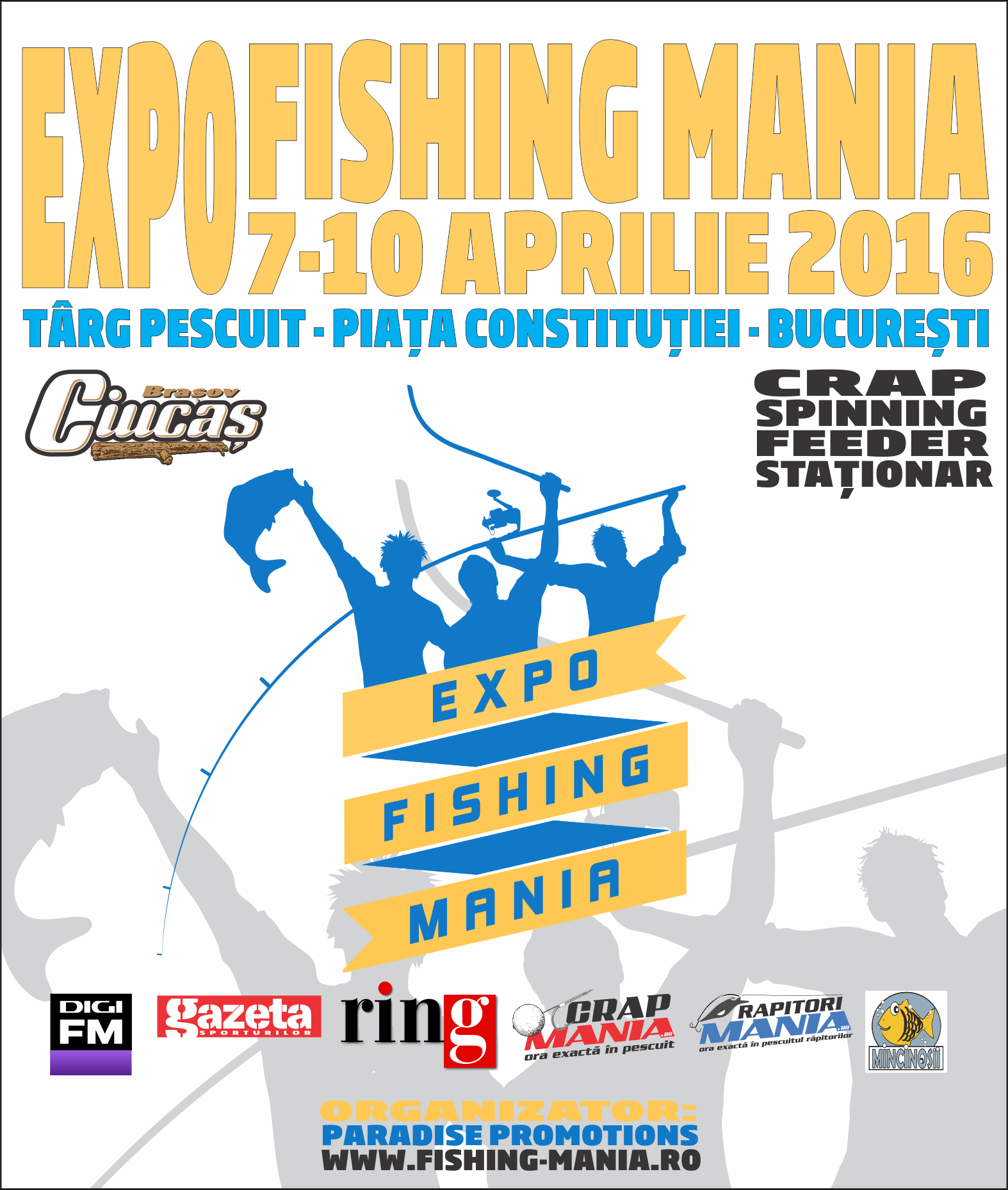 EXPO Fishing Mania 7-10 Aprilie 2016 - Vino la EXPO Fishing Mania!